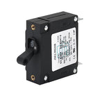 GLOSO J Type Toggle Hydraulic Magnetic Single Pole Circuit Breaker AC/DC Manual Reset Switch Yachts Campers Caravans Black Toggle, 20A, J1P