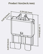 Automotive Resettable Standard 7.5A Fuse ATO Manual Reset Blade Fuses Circuit Breaker for Boat Truck SUV Car Motorcycle DC 32V - ATC 7.5amp Assortment Kit