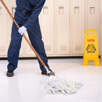 KeFanta 3 Pack Heavy Duty Commercial Mop Head Replacement,Wet Industrial Cotton Looped End String Mops Refill for Floor Cleaning,Yellow