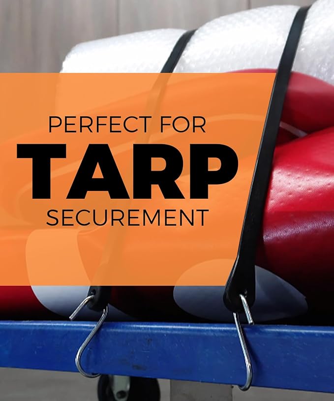 Small Bungee Cords with Hooks 10", Short Elastic EPDM Rubber Straps, 10 Pack Mini Bungee Tie Downs for Bike Accessories, Tool Bags, Car Gear, Wire & Pipe Organization, 180 lbs Load