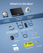 [12MP Ultra HD] Hiseeu 12MP PoE Security Camera System, 8 Pcs 12 MP Security Cameras, 121°Wide View, 2 Way Audio, Color Night Vision, 8 Port 16 Ch PoE NVR, 4TB HDD for Home Surveillance Outdoor&Indoor