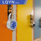 Combination Lock, LQYN Standard Dial Combination Lock, Pack of 60; Blue Turnplate, 2 in. Wide, Fixed Three Digital Combination, for School, Gym & Locker, Toolbox, Gate