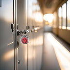 Combination Padlock 48 Pack, Fixed Dial Combination Padlock with Different Combinations, 2 in. Wide. Red Turntable, Lock for Gym & Locker, School, Toolbox, and More