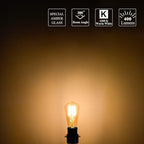 MASTERY MART 24 Pack Dimmable Vintage E26 LED Light Bulb, 2200K Warm White 5.5W (60 Watt Equivalent), Glass ST21 Antique Edison Style, 500LM, Decorative Filament Bulb, UL and Energy Star