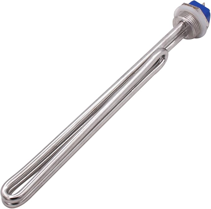 DERNORD 2500W 208V Screw-In Foldback Water Heater Element - Low Watt Density