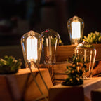 MASTERY MART 36 Pack Dimmable Vintage E26 LED Light Bulb, 2200K Warm White 5.5W (60 Watt Equivalent), Glass ST19 Antique Edison Style, 400LM, Decorative Filament Bulb, UL and Energy Star