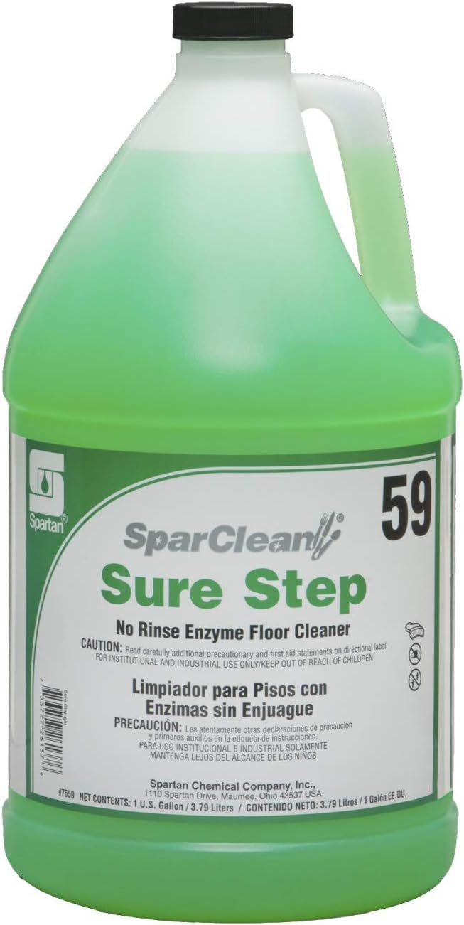 Spartan SparClean Sure Step #59 Floor Cleaner Gallon Case of 4