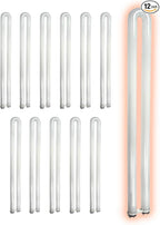 GoodBulb 31 Watt T8 Fluorescent U-Bend Light Bulb 3000K Soft White Light Color Medium Bi-Pin Base High Output 1963 Lumens 31W 10000 Life Hours 80 CRI 12 Bulbs Pack