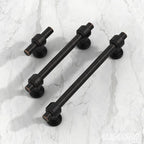 Alzassbg 10 Pack Oil Rubbed Bronze Cabinet Pulls, 10 Inch(254mm) Hole Centers Cabinet Handles Kitchen Hardware Straight Bar for Cabinets and Drawer AL3505ORB