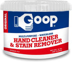 GOOP Multi-Purpose Hand Cleaner- Waterless Hand Degreaser, Laundry Stain Remover - NonToxic and Biodegradable Cleaner Remove Dirt, Oil, Paint, Ink, and Clothes Stains Original, 14oz Pack of 1