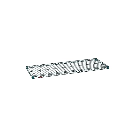 METRO Super Erecta 1848NK3 Industrial Wire Shelf, Metroseal Green Epoxy, 18" x 48"