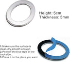 Diggoo 10 Pack Mailbox Numbers 0-9, 2 Inch High, Door Address Numbers Stickers for Apartment, House, Room, Office, Cars, Trucks, Silver Plating Process Number Sign