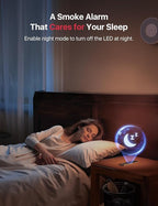 X-Sense Smart Smoke Detector with Voice Alerts and 17 Locations, Wi-Fi Smoke Alarm with SBS50 Base Station, Test from APP, Wireless Interconnected Fire Alarm, Model XS0B-MR121