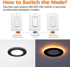 48 Pack 4 Inch Led Recessed Lights with Night Light, Canless Ultra Thin Wafer Soffit Recessed Lighting Downlight, Dimmable & 5 Color Temperature Selectable, 9W, ETL, Black