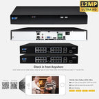 GW Security UltraHD 4K Face Recognition Two-Way Audio 32 Channel Security Camera System with 32 x 8MP Real-Time Full Color Night Vision Outdoor & Indoor AI PoE Bullet Cameras, NDAA & TAA Compliant