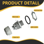 Conduit Connectors, 3/4 Inch Liquid Tight Connector NPT Non-Metallic for PVC Electrical Flexible Conduit Fittings, 180 Degree Straight, UL Listed for Home Outdoor Tubes Tools, Grey (30-Pack)