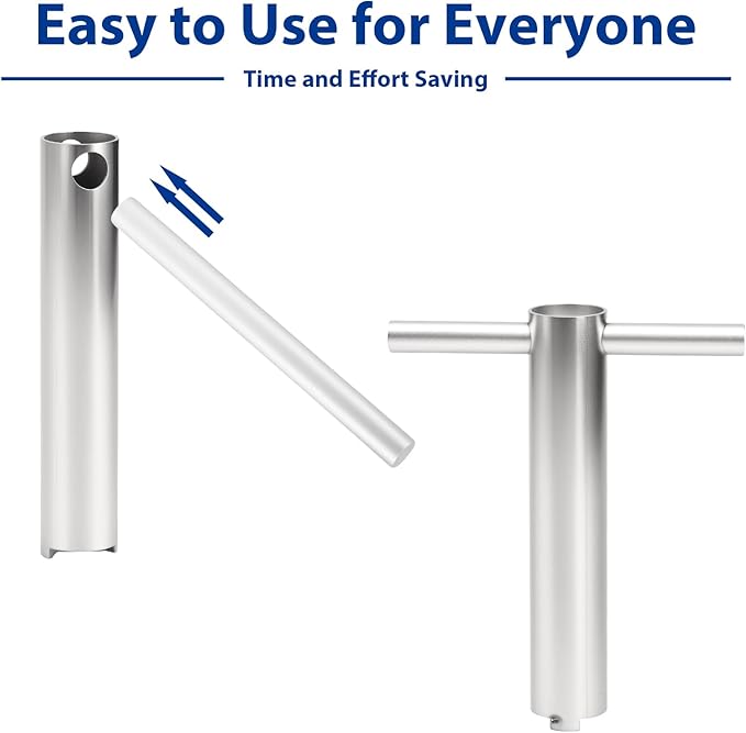 Cartridge Removal Tool with Handle Compatible with Moen 14272 1224 1234 1248 Replacement Cartridge Faucet Retainer Puller for Bathtub