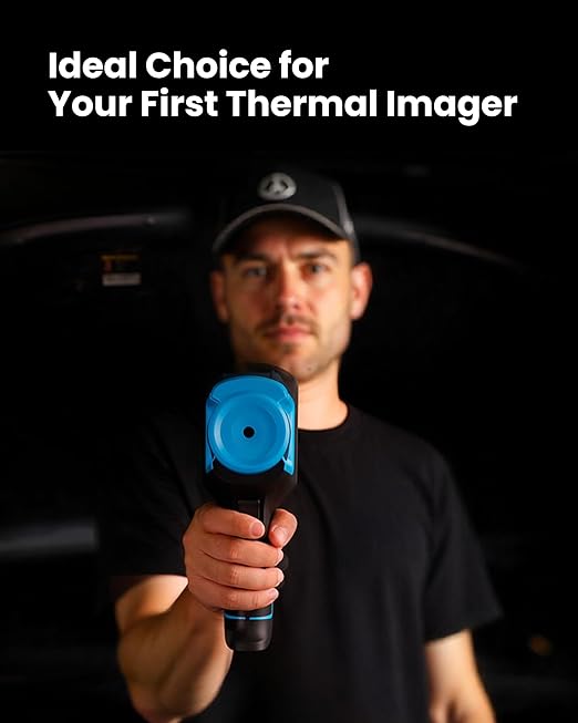 MiLESEEY TR20 Thermal Imaging Camera, 320 x 240 Resolution, 50Hz Refresh Rate, NETD ≤40mk, Portable Handheld Infrared Thermal Imaging Camera with Auto Hot/Cold Spot Tracking