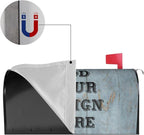Personalized Mailbox Covers Custom Picture/Photo/Text Magnetic Standard Size Mailbox Wraps Post Letter Box Cover for Garden Yard Outdoor Decorations-16