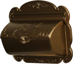 Special Lite Hummingbird Horizontal Wall Mount Mailbox - Bronze Aluminum Mailbox for Wall Mount - SHB-1004-HBZ