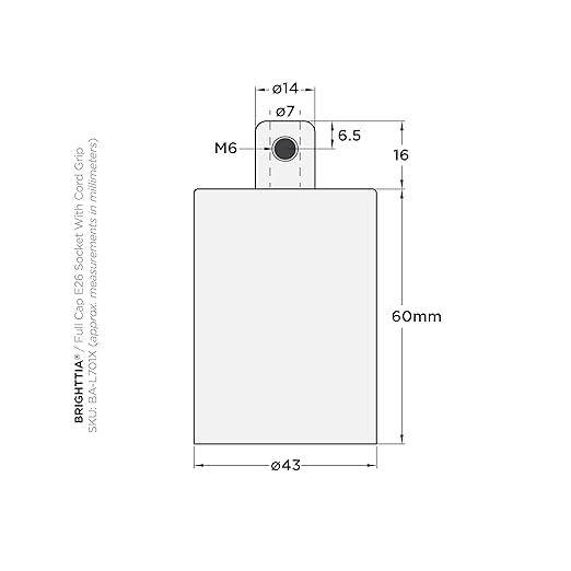 BRIGHTTIA E26 Light Bulb Socket with Cover & Cord Grip - Standard Screw-in Lamp Holder Socket Replacement for DIY Decorative Vintage Retro Industrial Edison Pendant Lighting - 2 Pack (Brushed Nickel)