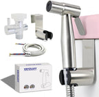 Handheld Bidet Sprayer for Toilet - Bidets for Existing Toilets Adjustable Water Pressure with Bidet Hose for Feminine Wash, Stainless Steel Muslim Shower Jet Spray for Toilet
