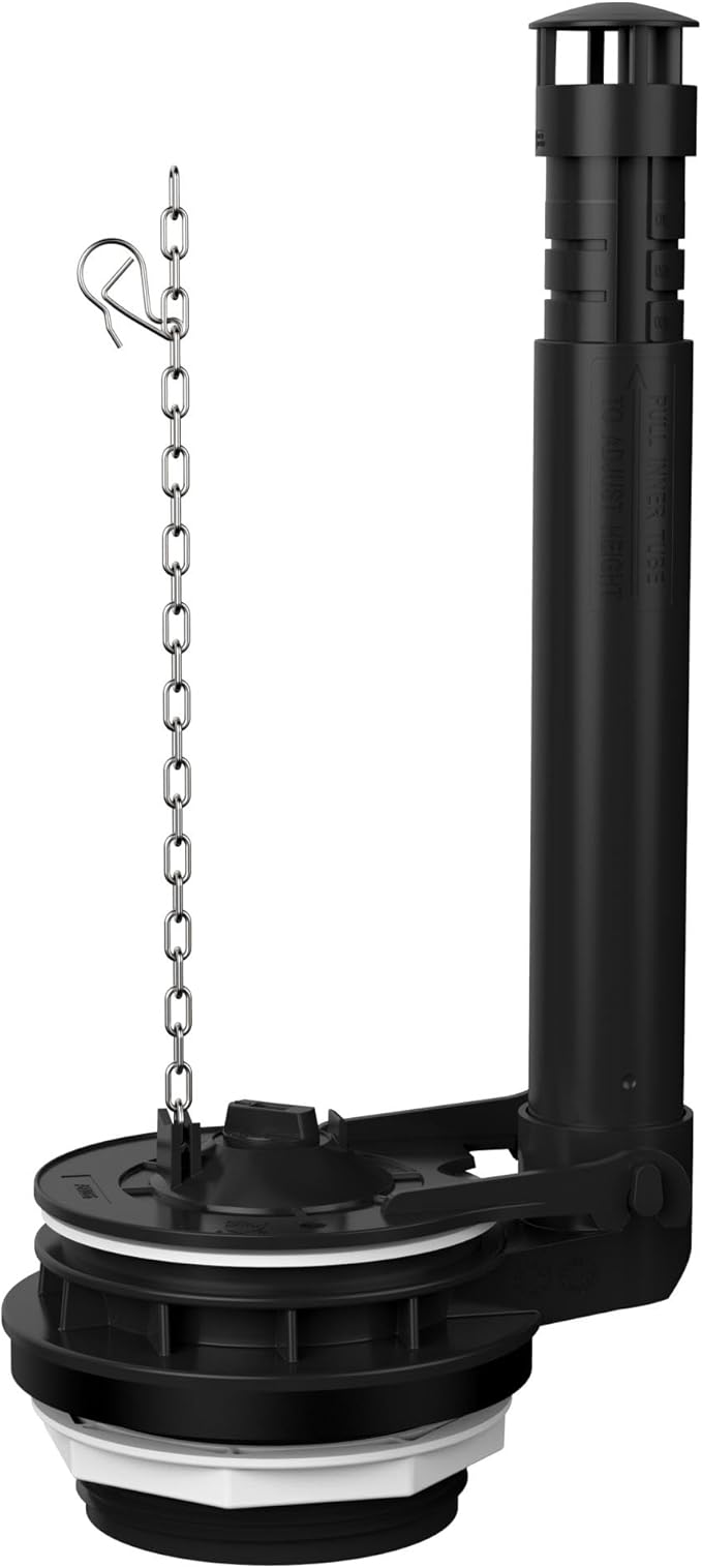 R&T 3-Inch Toilet Flapper Valve Adjustable Flush Volume Toilet Repair Kit for 2-piece Toilet A21026