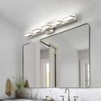 mirrea 32" Brushed Nickel Vanity Lights for Bathroom 5 Light Vanity Lighting Fixtures for Mirror 3 CCT Adjustable LED Vanity Light