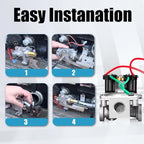 GC6AA10E 93844 RV Water Heater Solenoid Gas Valve Replacement Fits for Atwood 6-10 Gallon Water Heaters replaces 93870 93321 GC10A-4E G6A-8E G6A-4E