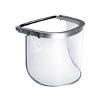 Blue Eagle Aluminum Face Shield Adapter for Cap-style Hard Hat | Visor Bracket | Silver Color | with 1 Free High Impact Replacement Visor