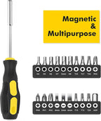 DOWELL 90 Piece Tool Set Home Repair Hand Tool Kit with Wrench Sets Plastic Tool Box Storage Case