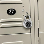 Combination Padlock,Lock for Gym and School Lockers Safe,Black Turntable,Mini Combination Lock(Pack of 2)