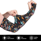 Men Women Anti-Slip Cooling Arm Sleeves Comfortable Sunshade for Summer Sports
