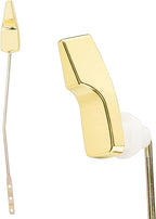 Qualihome Mansfield Toilet Handle Replacement, Front Mount Toilet Tank Lever Flush Handle (Brass/Gold)