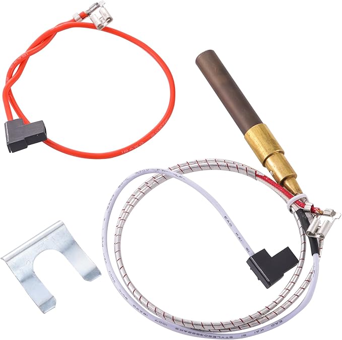 100112328 Minivolt Thermopile for Water Heater, 21" 100112328 Thermopile Assembly Compatible with Reliance Whirlpool, A.O.Smith, Kenmore, Replace Model 6911197, 9007872005, 100094024