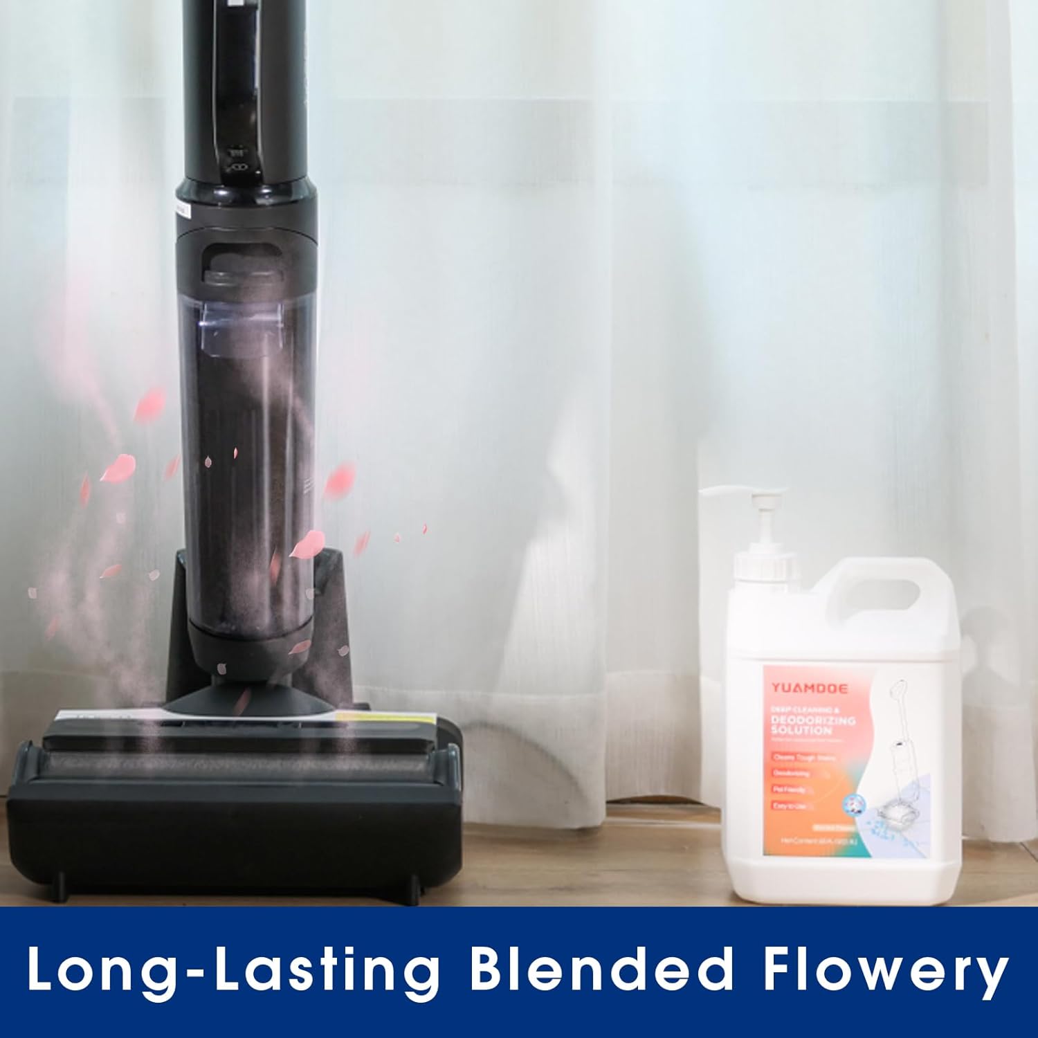 Deep Cleaning & Deodorizing solution, 85FL OZ/2.5L, Designed for Tineco, Compatible with Floor One Series & iFloor Series(EXCEPT S5 Steam/S7 $team/iFLOOR 5 Steam),Blended Flowery