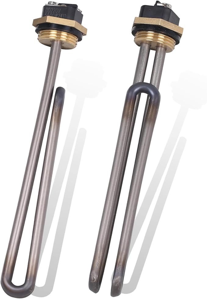 2 Pack Titanium HE 55220 Water Heating Element,for EcoSmart ECO POU6 ECO8 ECO11 Rheem, Eemax, Richmond element for water heater,Electric Tankless Water Heater Element Replacemen,5.5kW 220V or 6kW 240V