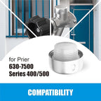 630-7500 Vacuum Breaker Repair Kit, Compatible with Prier 400 & 500 Series Wall Hydrants, Outside Faucet Replacement Plunger Assembly Part