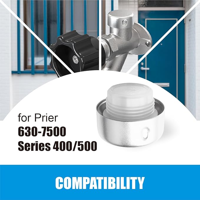 630-7500 Vacuum Breaker Repair Kit, Compatible with Prier 400 & 500 Series Wall Hydrants, Outside Faucet Replacement Plunger Assembly Part