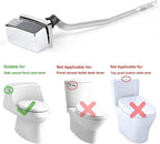 Toilet Flush Handle Replacement, Side Mount Toilet Tank Lever Fit for Kohler 85114-CP Trip Lever Kit, Polished Chrome