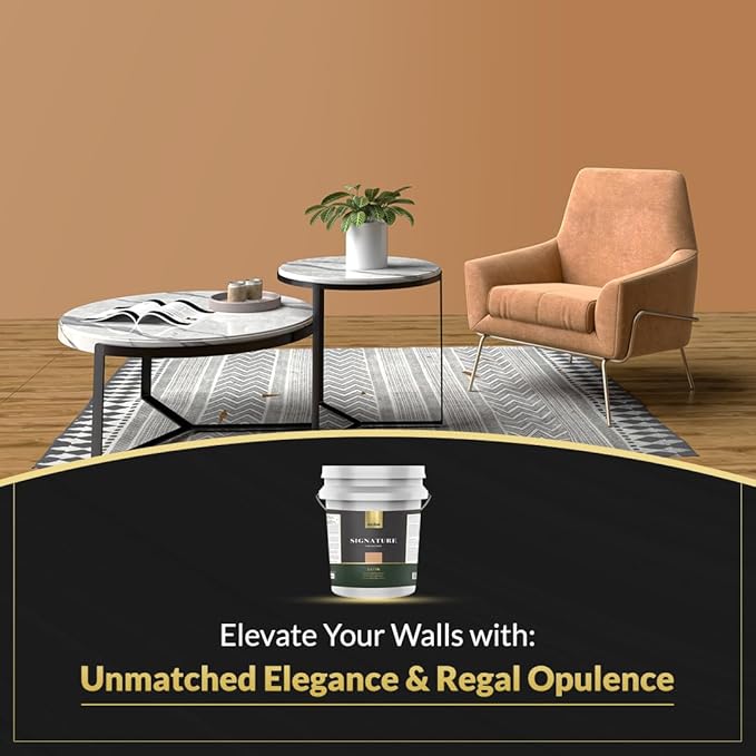 EVOLVE Signature Paint & Primer: Luxury Paint & Primer for Indoor & Outdoor Surfaces, Minimal Odor, Satin Sheen (Luxury Tan, 5 Gallon)