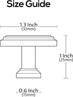 Alzassbg 10 Pack Brushed Antique Brass Cabinet Pulls, 5 Inch(128mm) Hole Centers Kitchen Cabinet Handles for Cabinets and Drawers AL3061AB