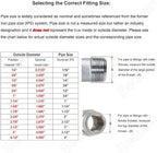 Beduan Stainless Steel Pipe Fittings, 3/4" NPT x 3/4" NPT Male Threaded, 2" Length Nipple Cast Pipe
