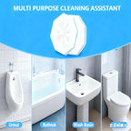 50-Count Disposable Toilet Brush Refills | Universal Cleaning System: Toilet Wand Heads & Bowl Clean Pads Compatible with Most Handles