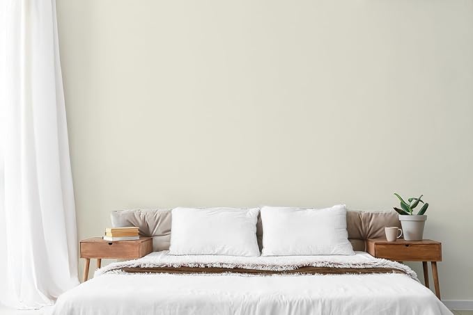 EVOLVE Paint & Primer: Environment-friendly, Eggshell with One-coat Coverage for Interior & Exterior surfaces (Alabaster White, 5-Gallon)