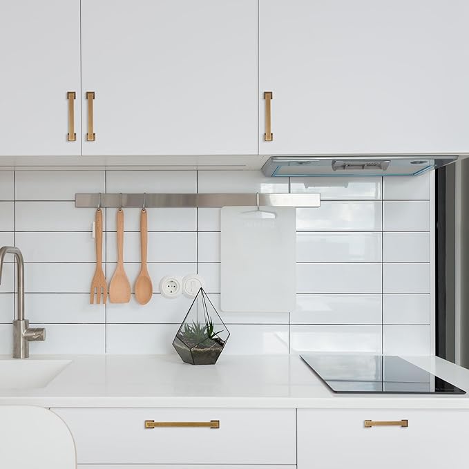 COTYKILEY 10 Pack 6.3 Inch(160mm) Antique Brass Kitchen Cabinet Handles Cabinet Pulls Vintage Drawer Pulls Aged Gold Bronze Kitchen Cabinet Hardware