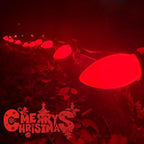 C7 Red Valentines Christmas Replacement Bulbs, 25 Pack C7 Incandescent Light Bulbs Vintage Ceramic Red Light Bulbs for Christmas String Lights Valentines Decor, E12 Candelabra Base, 5 Watts