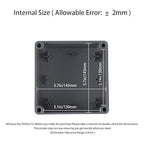 4 Pack Junction Box-6" x 6" x 3" IP65 ABS Plastic Dustproof Waterproof Electrical Box Project Junction Conduit Box for Electrical Outdoor Enclosure