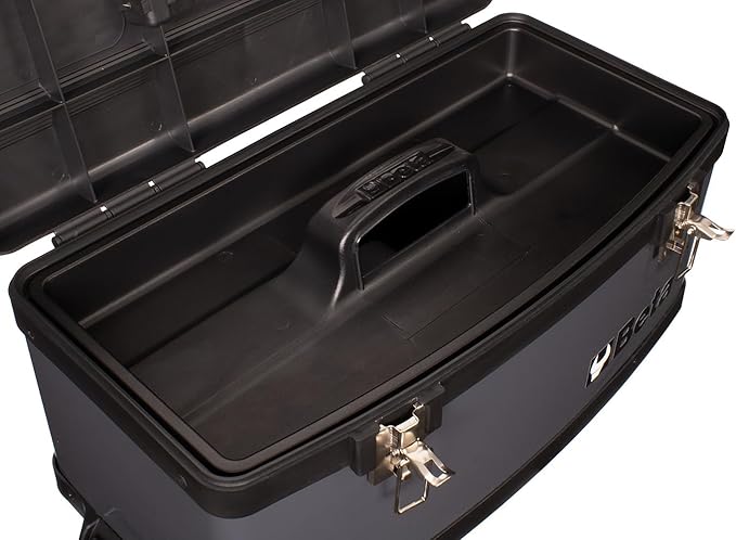 Beta C41H Two-Module Rolling Metal Tool Chest, Detachable Metal Tool Box, Telescopic Handles, Grey