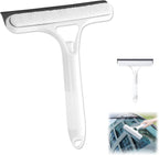 3 in 1 Window Cleaning Scraper,3 in 1 Spray Squeegee,Window Squeegee with Spray,Windows Squeegee Cleaner Tool with SprayBottle,All-Purpose Shower Glass,Mirrors,Car,Home Window Cleaner Tool(White)